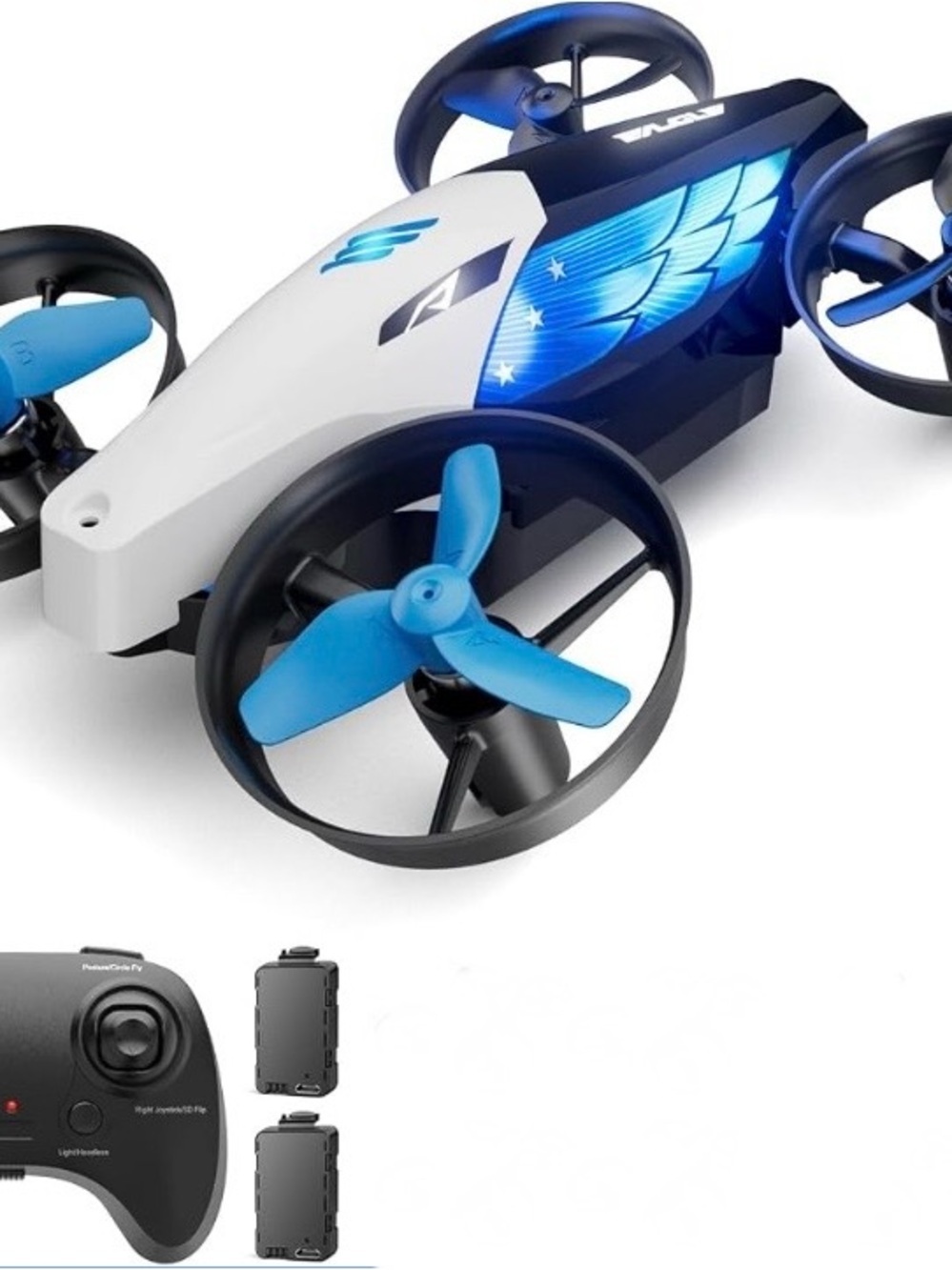 NEW - 2-in-1 Drones for Kids 8-12 with 7+2 Light Modes, 5 Flying Postures, Mini